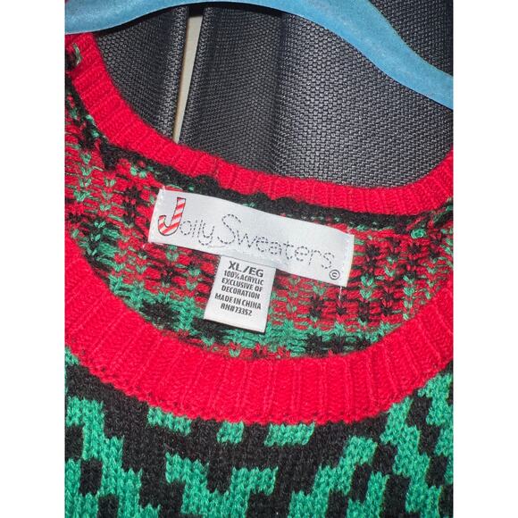 Ugly Christmas Sweater Xmas Size XL Llama - Picture 2 of 3